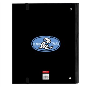 Ring binder El Niño Roller Blue Black 27 x 32 x 3.5 cm