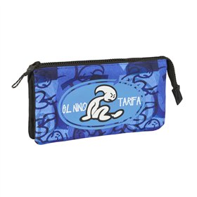 Triple Carry-all El Niño Roller Blue Black 22 x 12 x 3 cm