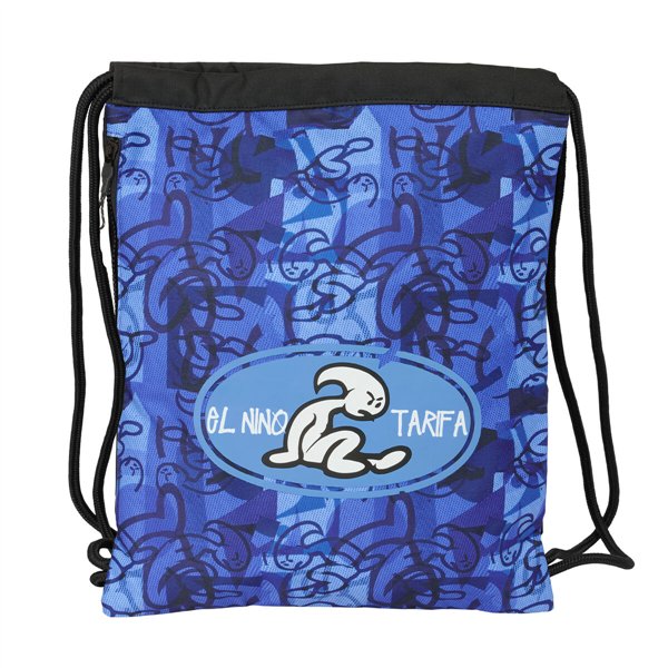 Backpack with Strings El Niño Roller Blue Black 35 x 40 x 1 cm