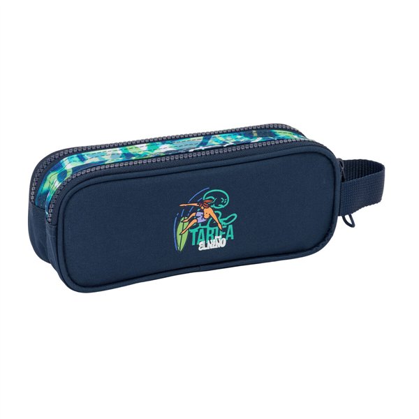 Double Carry-all El Niño Kook Navy Blue 21 x 8 x 6 cm