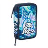 School Case with Accessories El Niño Kook Navy Blue 12,5 x 19,5 x 4 cm 29 Pieces