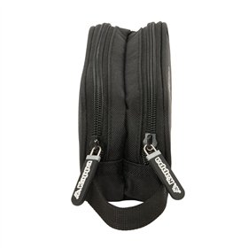 Double Carry-all Kappa Dark Black 21 x 8 x 6 cm