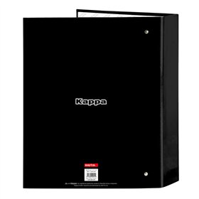 Ring binder Kappa Dark Black A4 27 x 33 x 6 cm