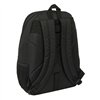 School Bag Kappa Dark Black 32 x 44 x 16 cm
