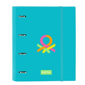 Ring binder Benetton Summer Blue 27 x 32 x 3.5 cm