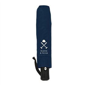 Foldable Umbrella Harper & Neyer Navy Blue ø 102 cm