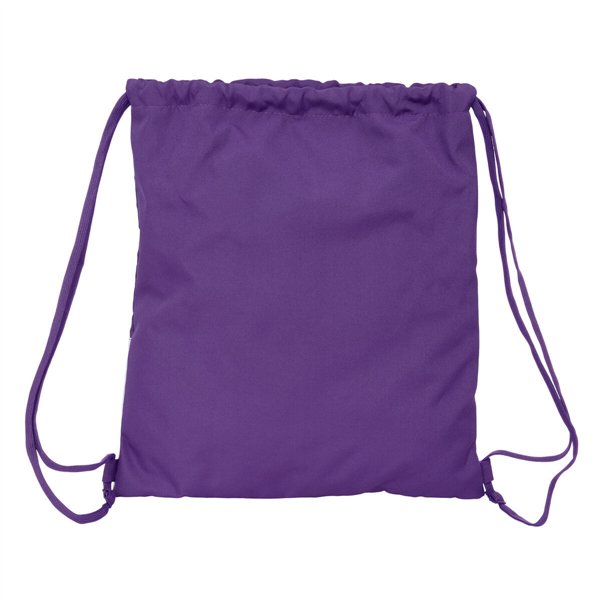 Backpack with Strings Real Valladolid C.F. White Purple 35 x 40 x 1 cm