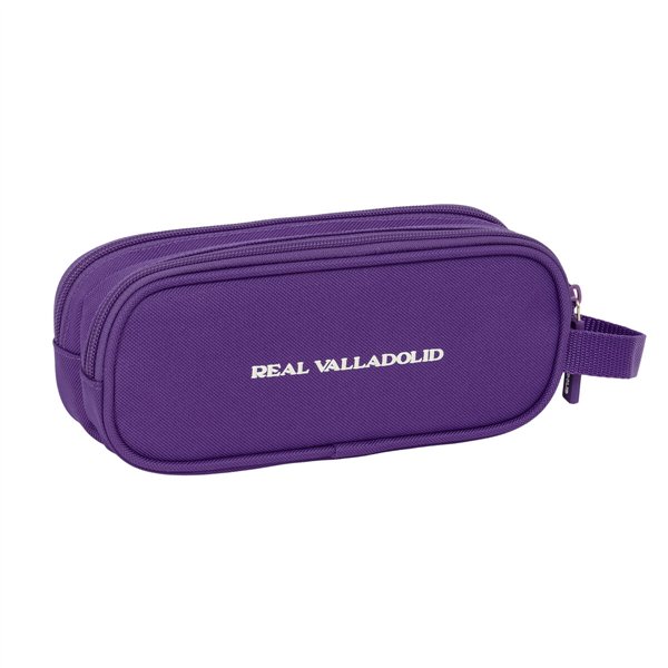 Holdall Real Valladolid C.F. White Purple 21 x 8 x 6 cm