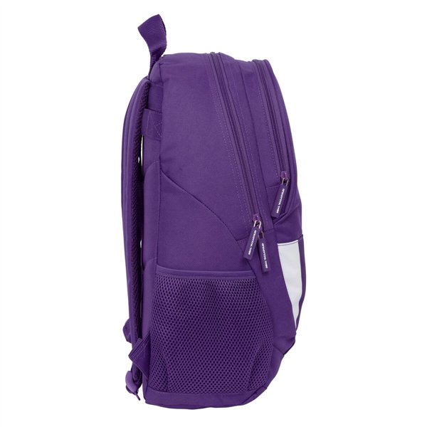 School Bag Real Valladolid C.F. White Purple 32 x 44 x 16 cm