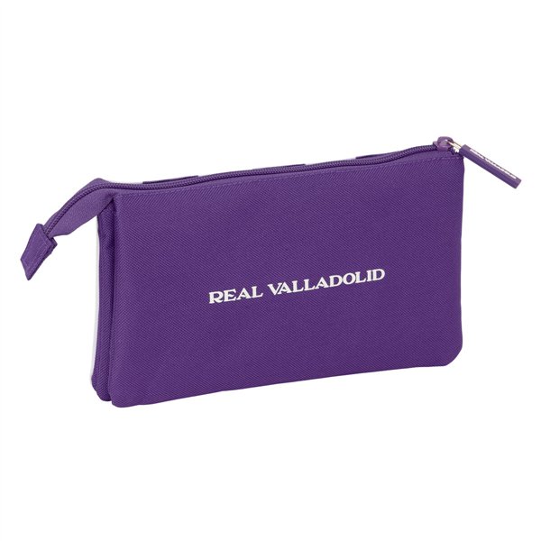 Holdall Real Valladolid C.F. White Purple 22 x 12 x 3 cm