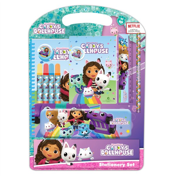 Pencil Lead Holder Gabby's Dollhouse Confetti Pink Turquoise