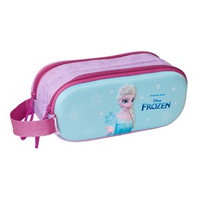 Double Carry-all Frozen Pink Sky blue 21 x 8 x 6 cm 3D