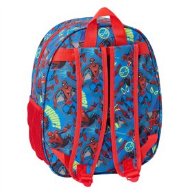 Child bag Spider-Man Red Navy Blue 27 x 33 x 10 cm 3D