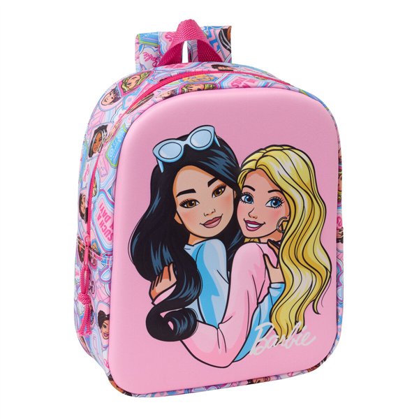 Child bag Barbie Pink 22 x 27 x 10 cm 3D