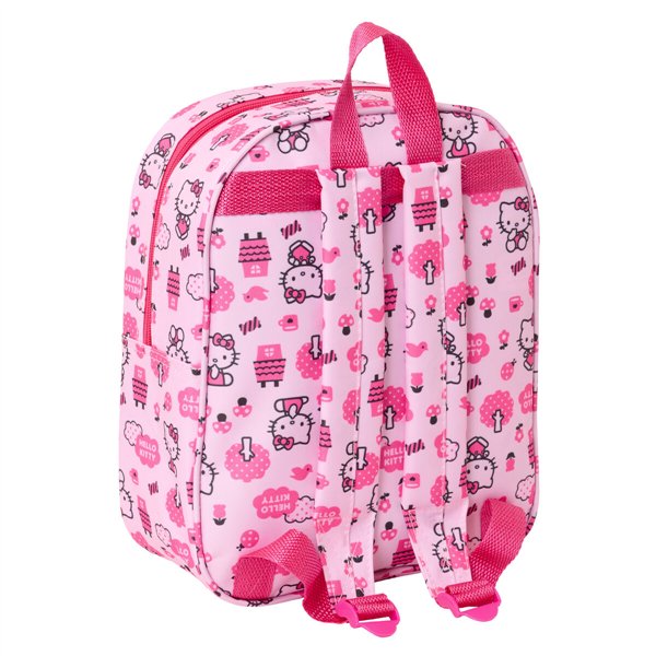Child bag Hello Kitty Pink 22 x 27 x 10 cm 3D