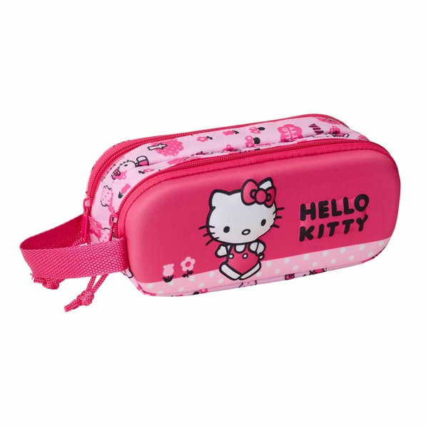 Double Carry-all Hello Kitty Pink 21 x 8 x 6 cm