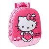 Child bag Hello Kitty Pink 27 x 33 x 10 cm 3D