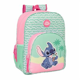 School Bag Lilo & Stitch Ice cream Pink 32 x 38 x 12 cm