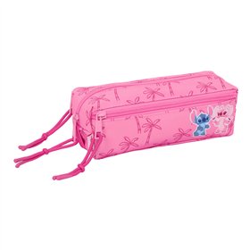 Triple Carry-all Lilo & Stitch Chill Pink Mint 22 x 8,5 x 6 cm