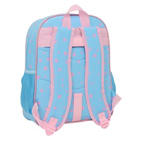 School Bag Lilo & Stitch Happy Sky blue 32 x 38 x 12 cm