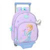 School Rucksack with Wheels Frozen Spirit Lilac 28 x 34 x 10 cm