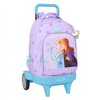 School Rucksack with Wheels Frozen Spirit Lilac 33 x 45 x 22 cm