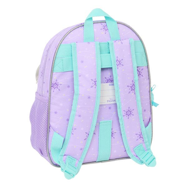 School Bag Frozen Spirit Lilac 28 x 34 x 10 cm