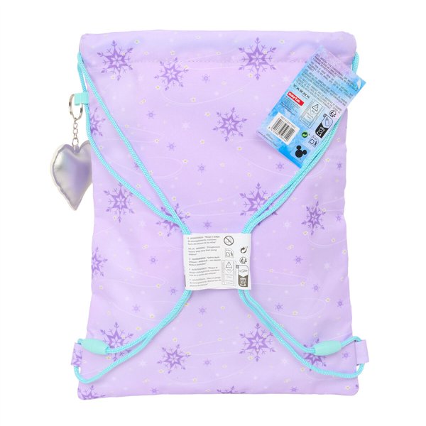 Backpack with Strings Frozen Spirit Lilac 26 x 34 x 1 cm