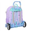 School Rucksack with Wheels Frozen Spirit Lilac 33 x 42 x 14 cm
