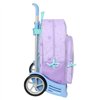 School Rucksack with Wheels Frozen Spirit Lilac 33 x 42 x 14 cm