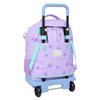 School Rucksack with Wheels Frozen Spirit Lilac 33 x 45 x 22 cm