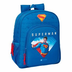 School Bag Superman Blue 32 x 38 x 12 cm
