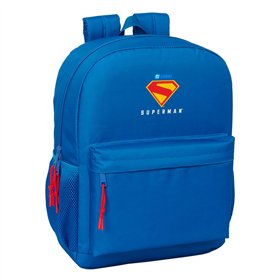 School Bag Superman Blue