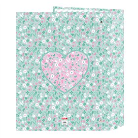 Ring binder Safta Cuore Mint A4 27 x 33 x 6 cm