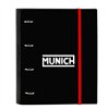 Ring binder Munich Vulcan Black 27 x 32 x 3.5 cm