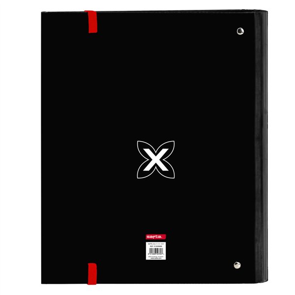 Ring binder Munich Vulcan Black 27 x 32 x 3.5 cm