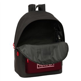 School Bag Munich +usb munich Black 31 x 44 x 18 cm