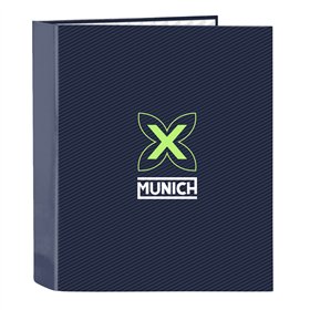 Ring binder Munich Blue indigo Blue A4 27 x 33 x 6 cm