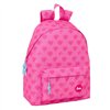 School Bag Barbie Corazones Pink 33 x 42 x 15 cm