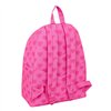 School Bag Barbie Corazones Pink 33 x 42 x 15 cm