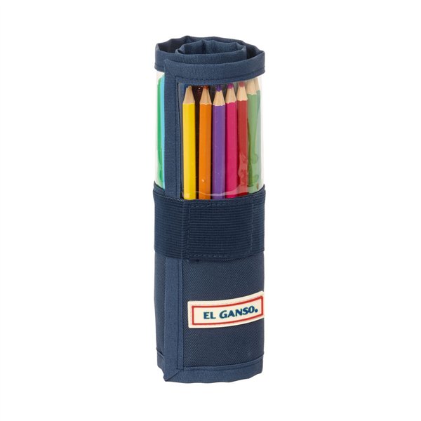 Pencil Case El Ganso Eclipse Navy Blue 7 x 20 x 7 cm 27 Pieces