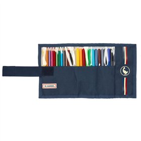 Pencil Case El Ganso Eclipse Navy Blue 7 x 20 x 7 cm 27 Pieces