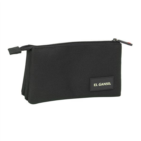 Triple Carry-all El Ganso Black Black 22 x 12 x 3 cm