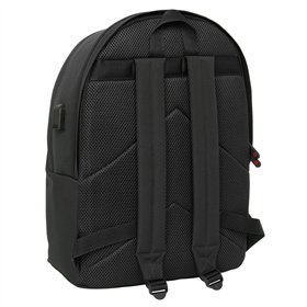 School Bag El Ganso +usb el ganso basics Black 31 x 44 x 18 cm