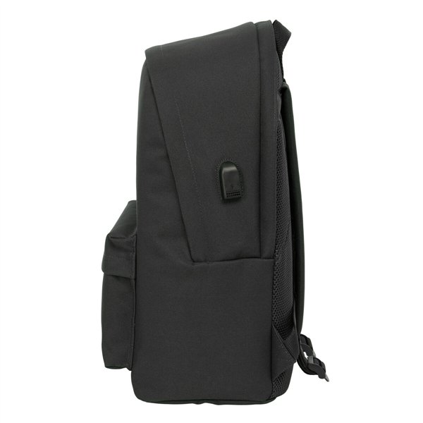 School Bag El Ganso +usb el ganso basics Black 31 x 44 x 18 cm