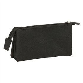 Holdall Kappa Negro Black 22 x 12 x 3 cm