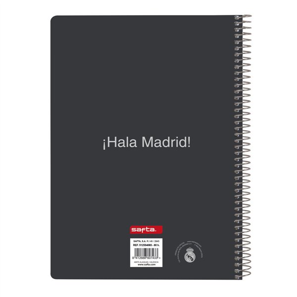 Notebook Real Madrid C.F. White A5 80 Sheets