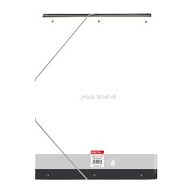 Ring binder Real Madrid C.F. White A4 26 x 33.5 x 2.5 cm