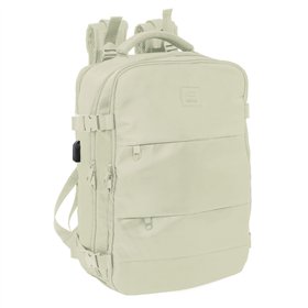 School Bag Safta Beige Beige