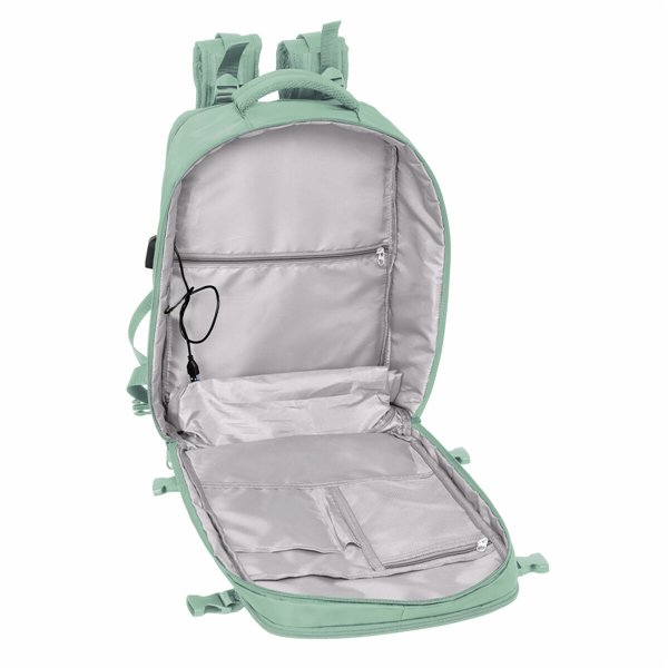School Bag Safta Verde pastel Blue